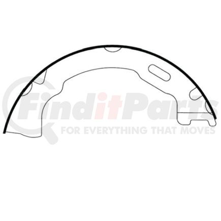 Bendix E11607910 Drum Brake Shoe Brake Shoe