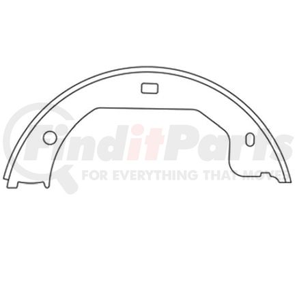 E11608770 by BENDIX - Brake Shoe