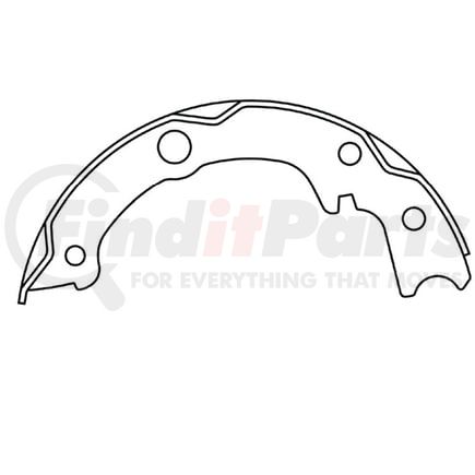 Bendix E11610140 Drum Brake Shoe Brake Shoe