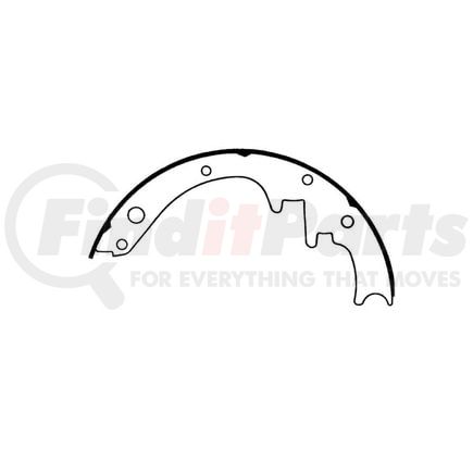 Bendix E11701540 Drum Brake Shoe Brake Shoe