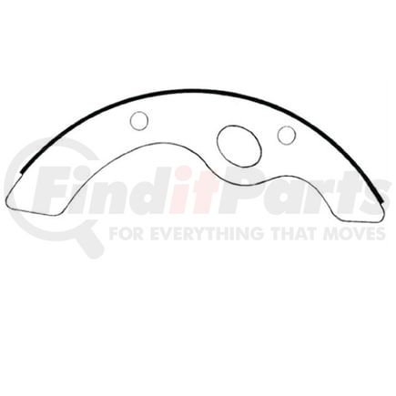 E11707170 by BENDIX - Formula Blue™ HD Riveted Brake Shoes - Rear, 1464-S717 (FMSI), 320 mm x 135 mm Brake Drum Diameter