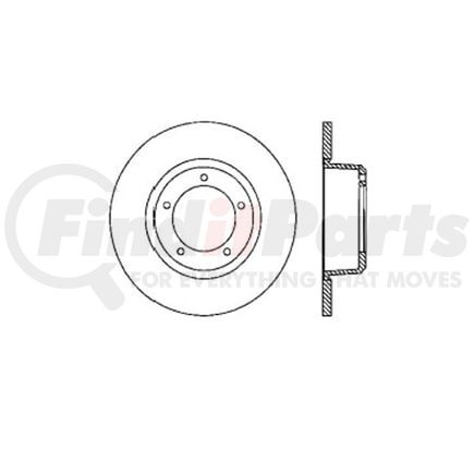 Bendix E12527005 Disc Brake Rotor Rotor