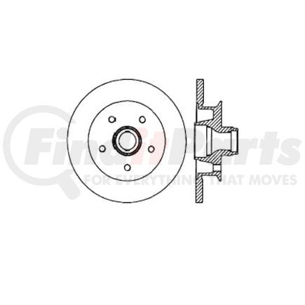 E12538032 by BENDIX - Disc Brake Rotor