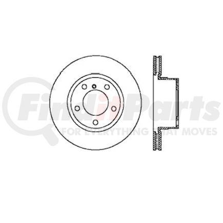 E12527012 by BENDIX - Disc Brake Rotor