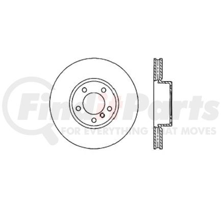 E12538084 by BENDIX - Disc Brake Rotor