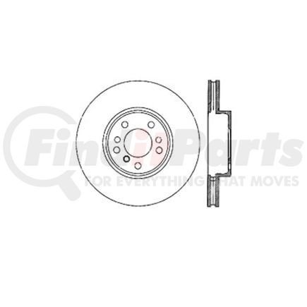 E12539055 by BENDIX - Disc Brake Rotor