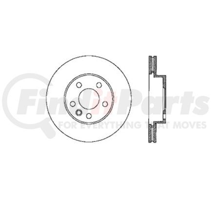 Bendix E12538079 Disc Brake Rotor Rotor