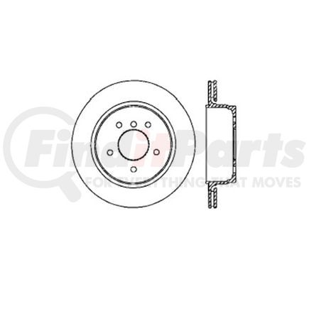 E12539081 by BENDIX - Disc Brake Rotor