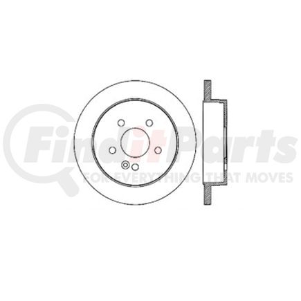E12540042 by BENDIX - Disc Brake Rotor