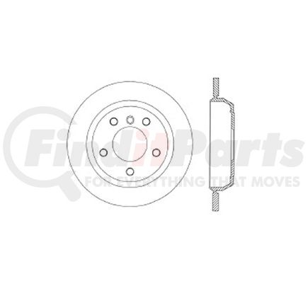 Bendix E12540095 Disc Brake Rotor Rotor