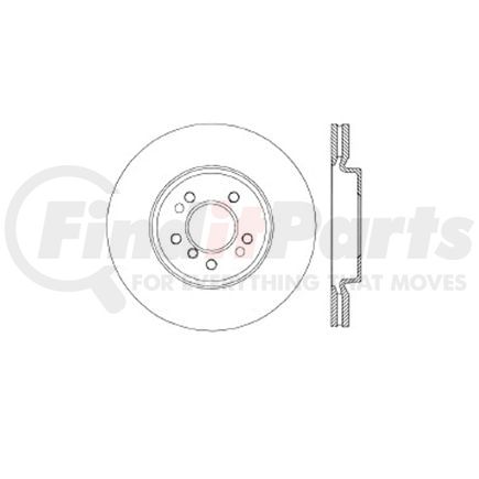 E12540096 by BENDIX - Disc Brake Rotor