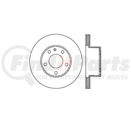 E12540061 by BENDIX - Disc Brake Rotor