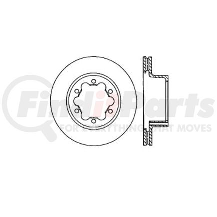 E12540076 by BENDIX - Disc Brake Rotor