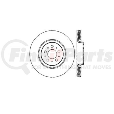 E12544039 by BENDIX - Disc Brake Rotor