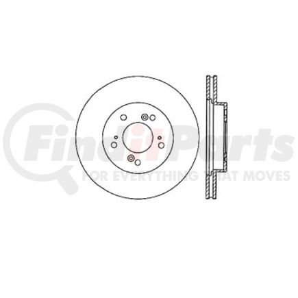 Bendix E12545031 Disc Brake Rotor Rotor