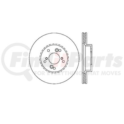 Bendix E12545051 Disc Brake Rotor Rotor