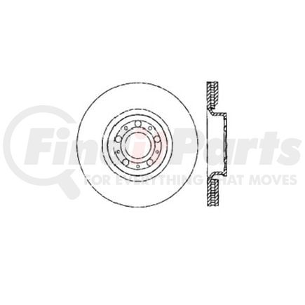 E12544037 by BENDIX - Disc Brake Rotor