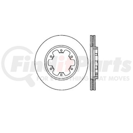 E12547034 by BENDIX - Disc Brake Rotor