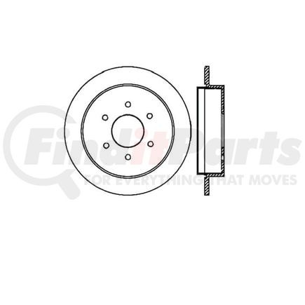 E12547086 by BENDIX - Disc Brake Rotor