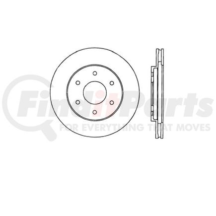 E12547089 by BENDIX - Disc Brake Rotor