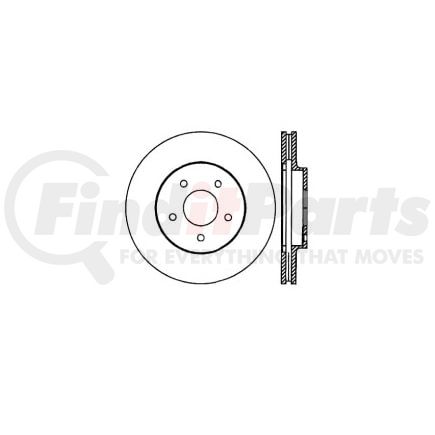 E12547076 by BENDIX - Disc Brake Rotor