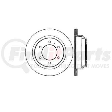 E12548020 by BENDIX - Disc Brake Rotor