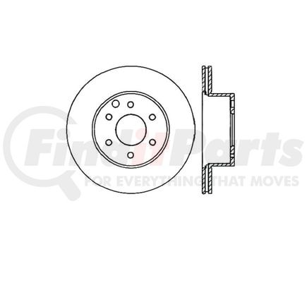 E12547091 by BENDIX - Disc Brake Rotor