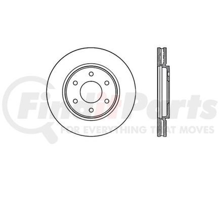 E12547094 by BENDIX - Disc Brake Rotor