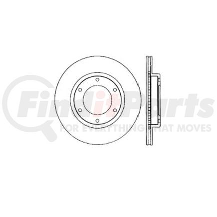 E12549041 by BENDIX - Disc Brake Rotor