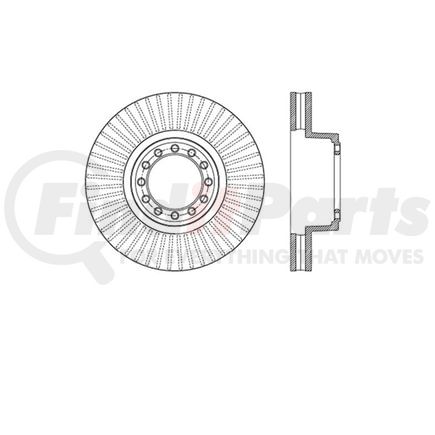 E12548025 by BENDIX - Disc Brake Rotor