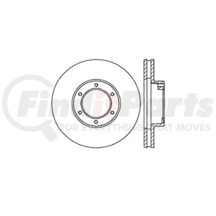 E12549065 by BENDIX - Disc Brake Rotor