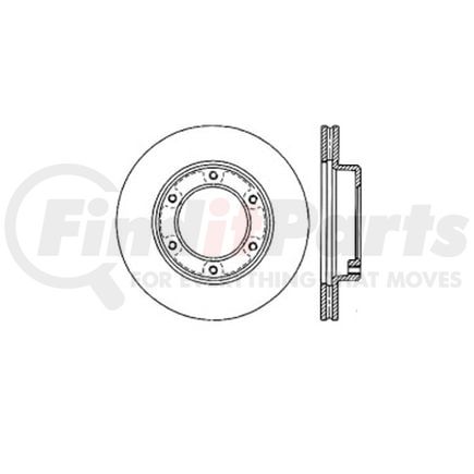 E12549078 by BENDIX - Disc Brake Rotor