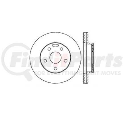 E12549079 by BENDIX - Disc Brake Rotor