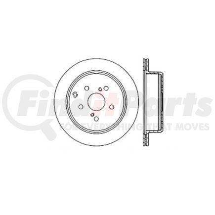 E12549046 by BENDIX - Disc Brake Rotor