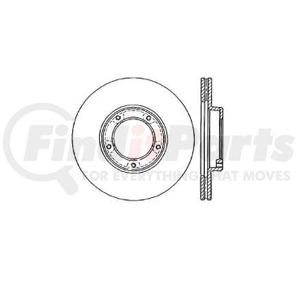 E12549064 by BENDIX - Disc Brake Rotor