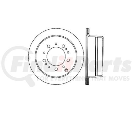 Bendix E12549092 Disc Brake Rotor Rotor