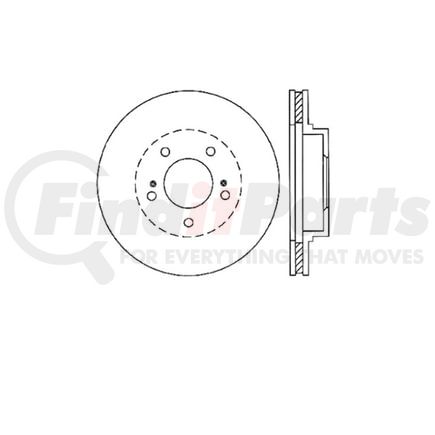 E12549093 by BENDIX - Disc Brake Rotor