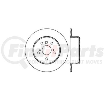 Bendix E12549085 Disc Brake Rotor Rotor