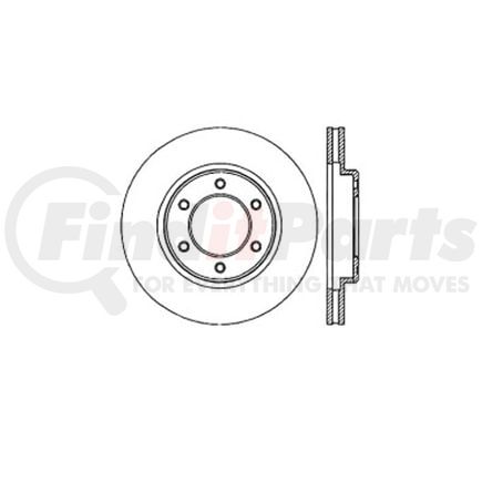 E12549102 by BENDIX - Disc Brake Rotor