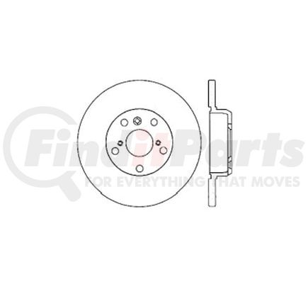 E12549094 by BENDIX - Disc Brake Rotor