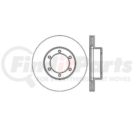 Bendix E12549096 Disc Brake Rotor Rotor