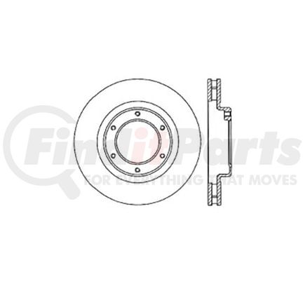 E12549098 by BENDIX - Disc Brake Rotor