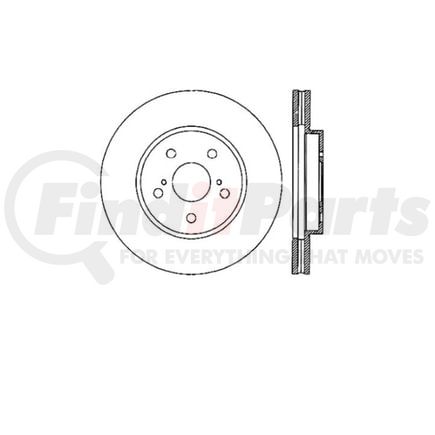 E12549130 by BENDIX - Disc Brake Rotor