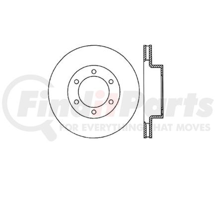 Bendix E12549132 Disc Brake Rotor Rotor