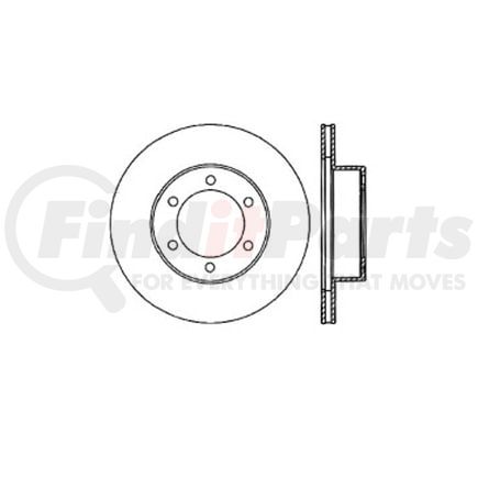 E12549117 by BENDIX - Disc Brake Rotor