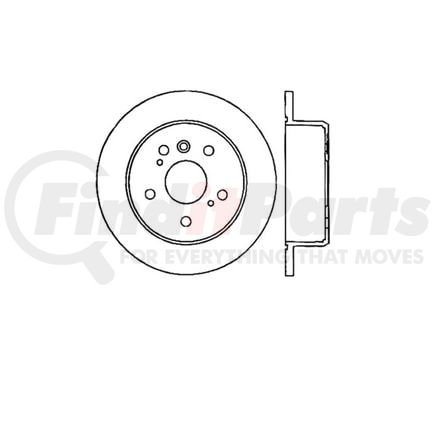 E12549136 by BENDIX - Disc Brake Rotor