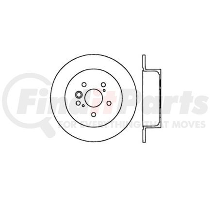 Bendix E12549139 Disc Brake Rotor Rotor