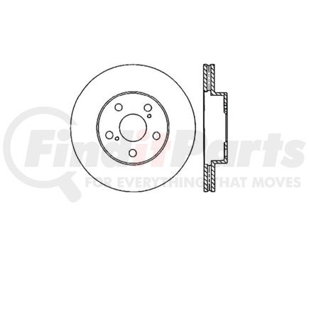 E12549141 by BENDIX - Disc Brake Rotor
