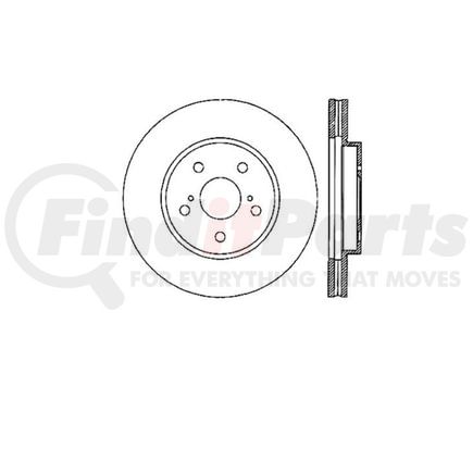 E12549135 by BENDIX - Disc Brake Rotor