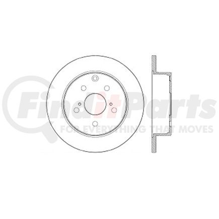 E12549150 by BENDIX - Disc Brake Rotor